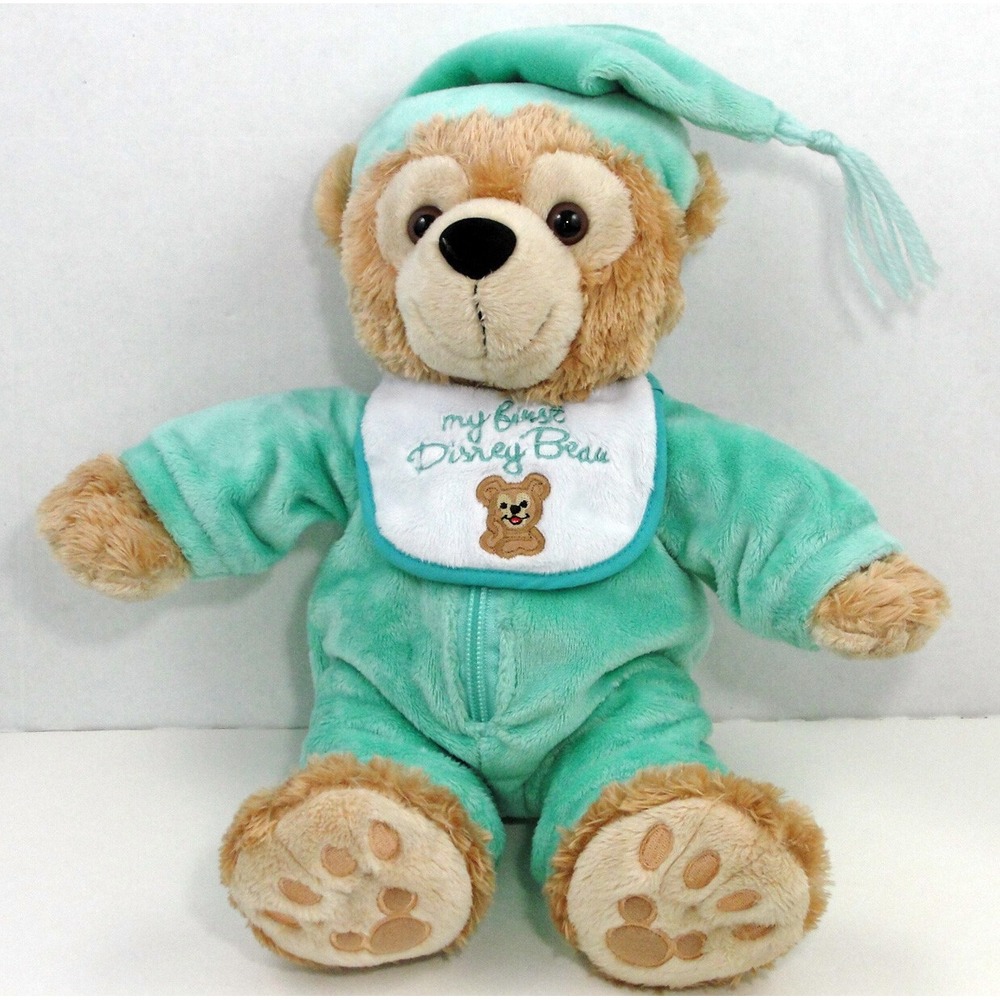 Walt Disney World Parks PRE-DUFFY Hidden Mickey Plush Bear My First Rare PJs